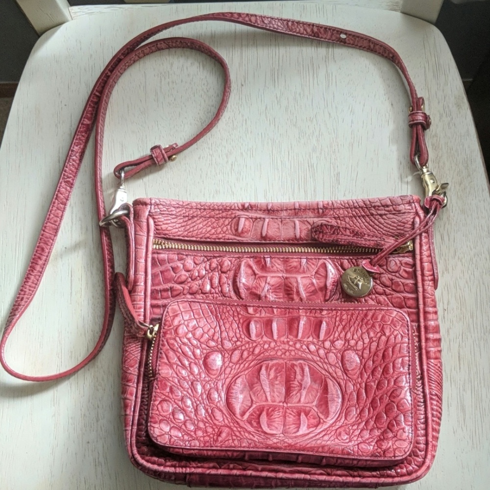 Brahmin Tilda Melbourne red crossbody